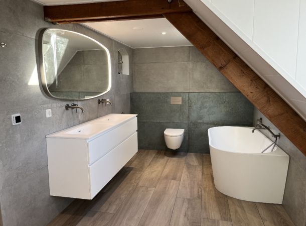 Badkamerrenovatie woning Zeeland
